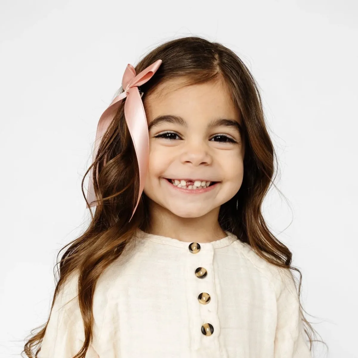 Hair Accessories-Lou Lou and Company Satin Bow Sash Clip SM