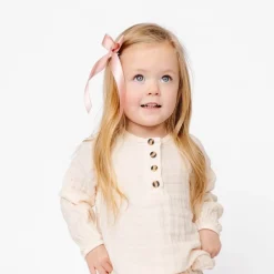 Hair Accessories-Lou Lou and Company Satin Bow Sash Clip SM