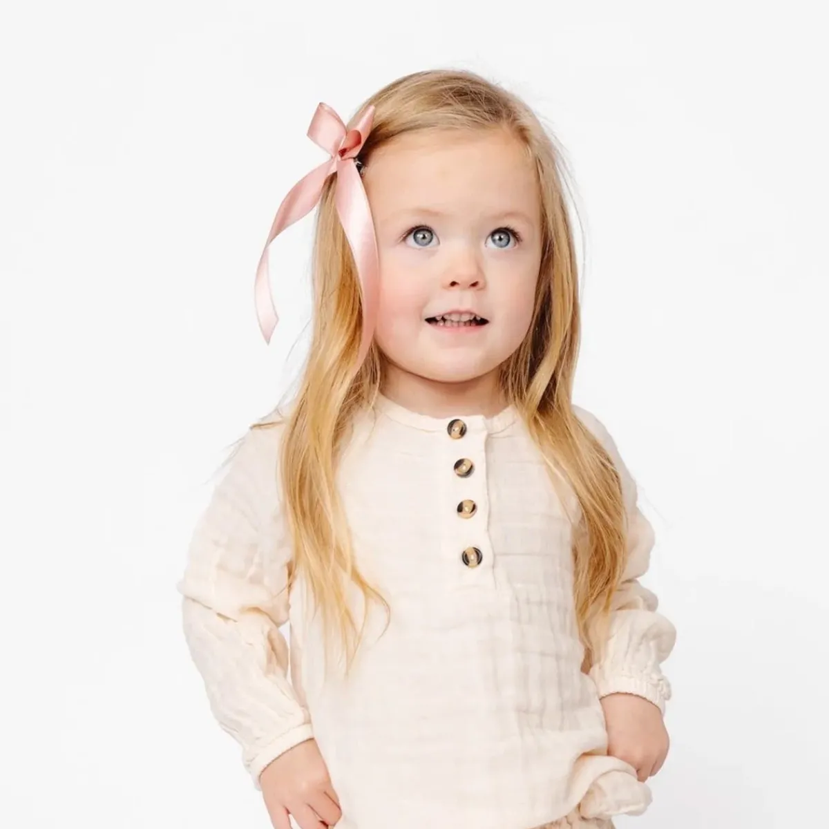 Hair Accessories-Lou Lou and Company Satin Bow Sash Clip SM