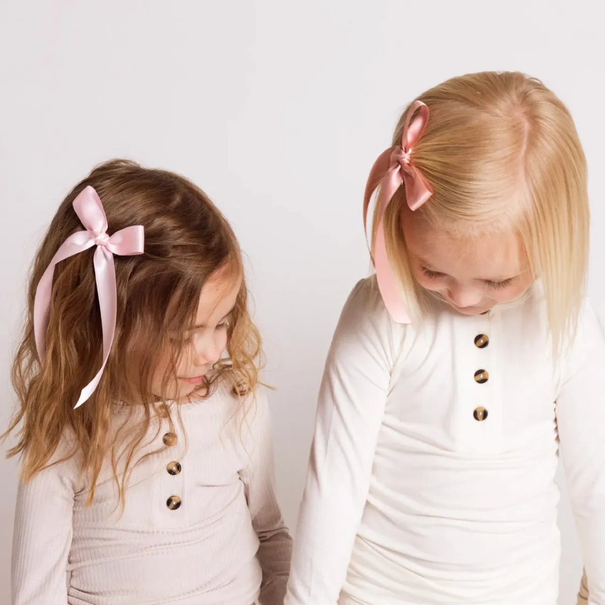 Hair Accessories-Lou Lou and Company Satin Bow Sash Clip SM