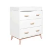 Dressers|Changer Dressers-Babyletto Scoot 3 Drawer Changer Dresser