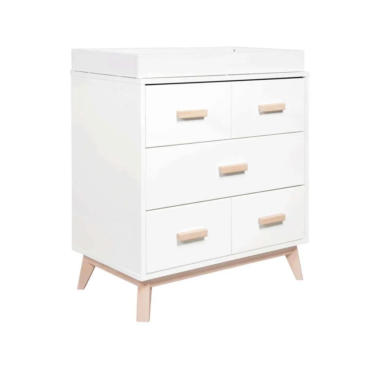 Dressers|Changer Dressers-Babyletto Scoot 3 Drawer Changer Dresser