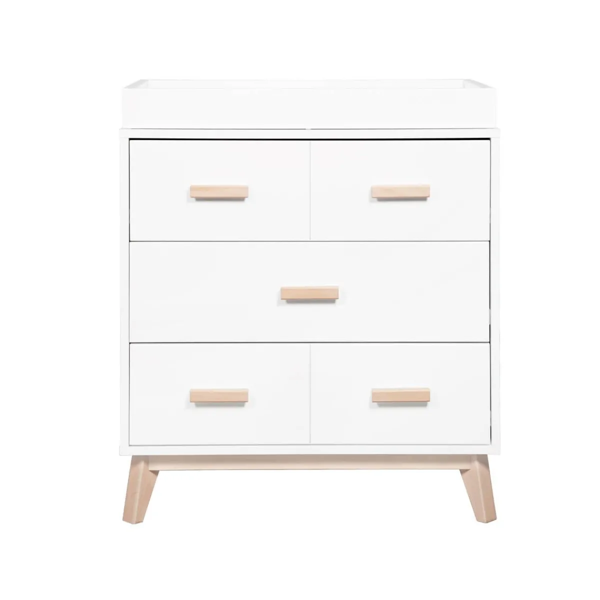 Dressers|Changer Dressers-Babyletto Scoot 3 Drawer Changer Dresser