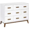 Dressers-Babyletto Scoot 6 Drawer Dresser