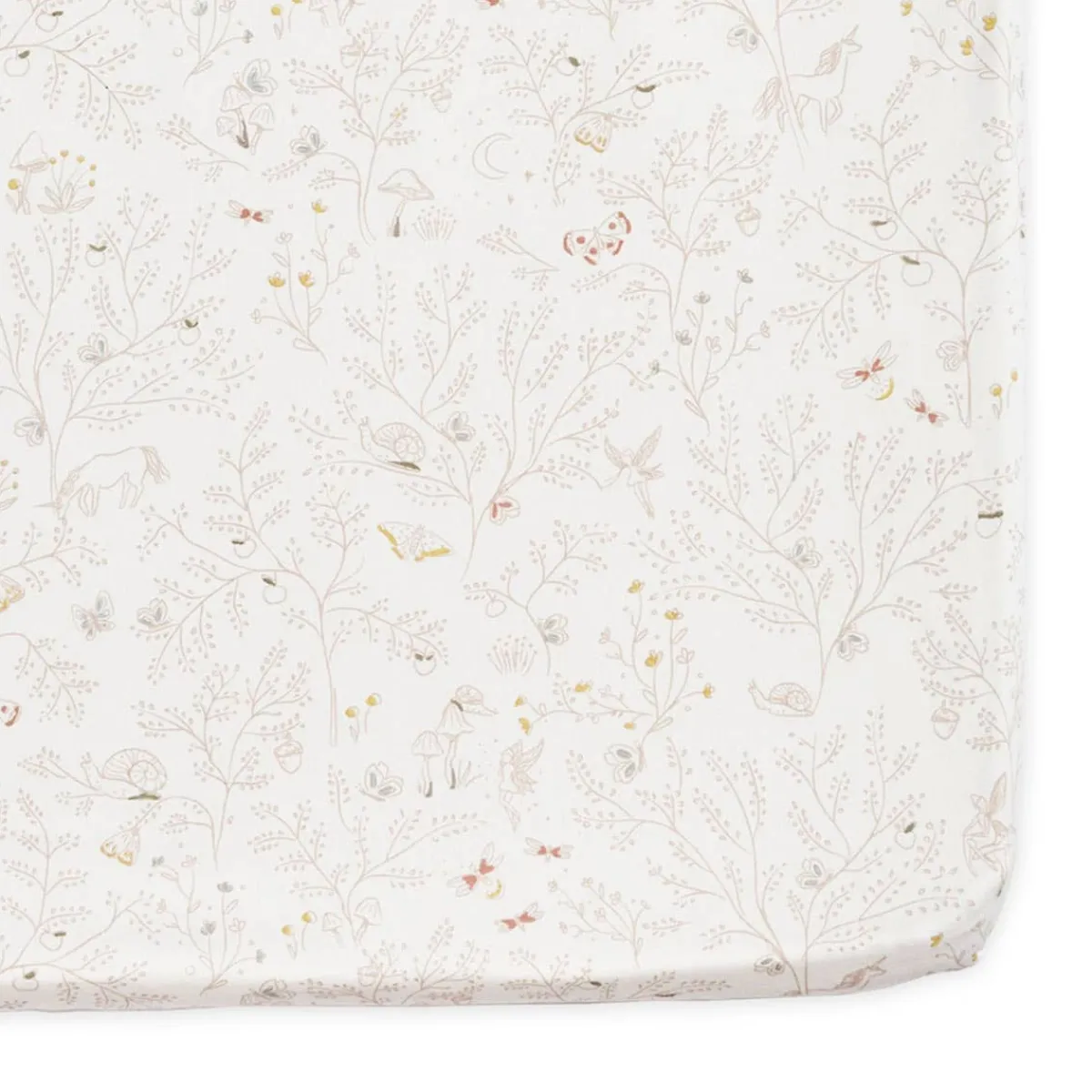 Crib Fitted Sheets-Pehr Secret Garden Crib Sheet