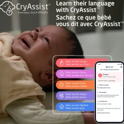 Wifi Monitors|Video Baby Monitors-Maxi-Cosi See Pro 360 Baby Monitor & Parent Unit with CryAssist Technology