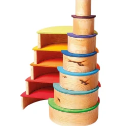 Wooden Toys-Grimm's Semi Circles Rainbow