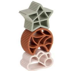 Play + Learn Toys|Stack + Nest Toys-Lassig Sensory Stacking Tower (Little Universe) Cloud/Moon/Star