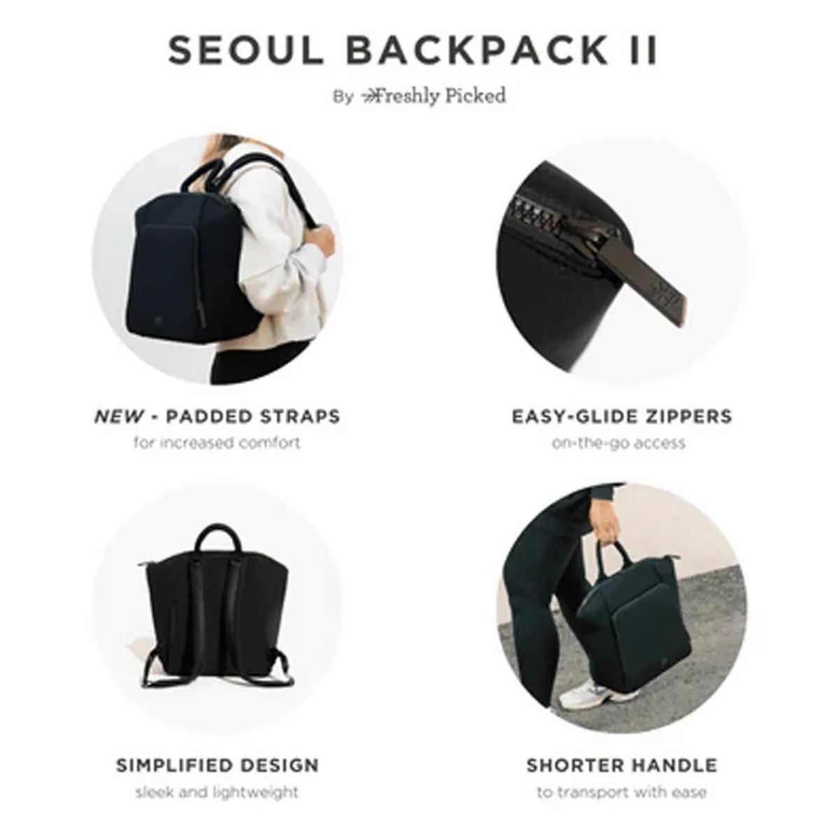 Diaper Bags-Freshly Picked Seoul Neoprene Backpack II