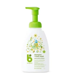 Kids Shampoo + Conditioner|Infant Shampoo + Conditioner-Babyganics Shampoo & Body Wash Chamomile Verbena (16 oz)