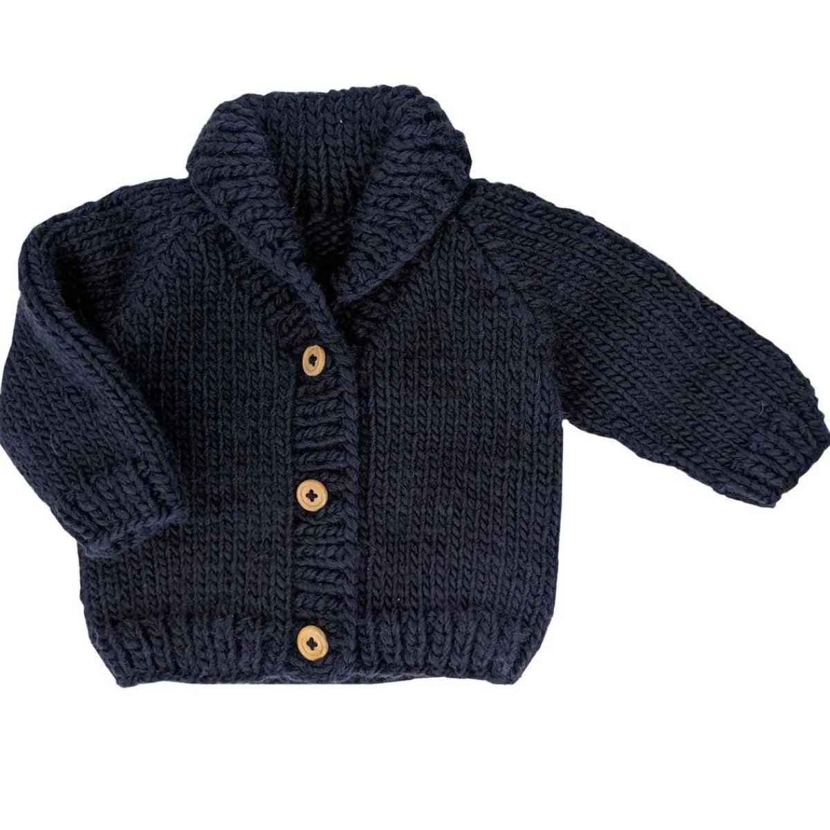 Sweaters + Jackets-Huggalugs Shawl Collar Cardigan