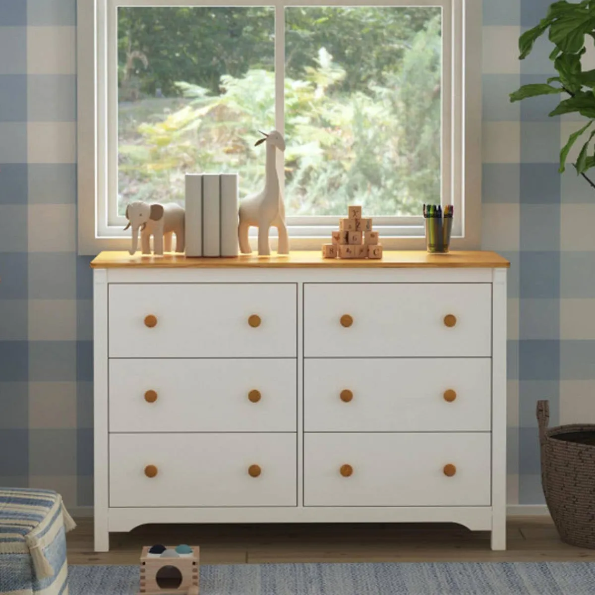 Dressers-DaVinci Shea 6 Drawer Dresser