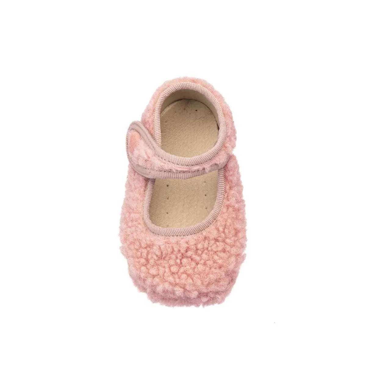 Infant Socks + Booties-Elephantito Shearling Baby Mary Jane