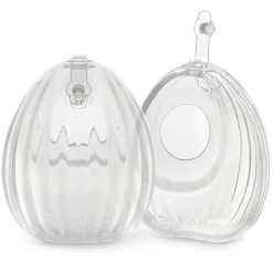 Breastmilk Storage Systems|Breast Pumps + Accessories-Haakaa USA Shell Wearable Silicone Breast Pump (75 mL)