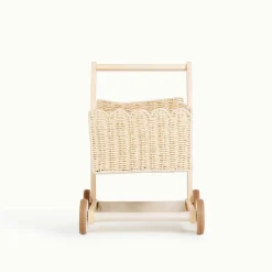 Pretend Play|Wooden Toys-Gathre Shopping Trolley Ivory