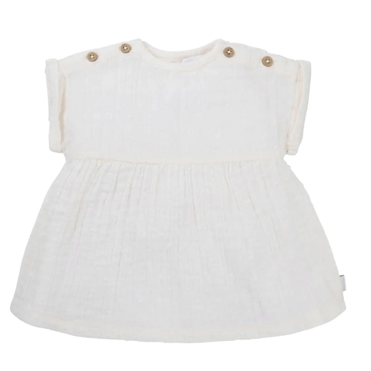 Skirts|Dresses-Noppies Short Sleeve Dress Merrill Whisper White