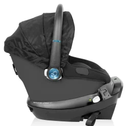 Travel Systems-Evenflo Shyft Intuiti+ Travel System featuring Revolve180 LiteMax NXT with SensorySoothe Dubhan Black