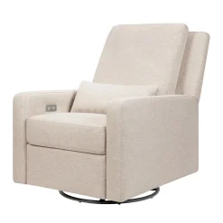 Motorized Gliders|Gliders-Babyletto Sigi Power Glider Recliner with Metal Base (Eco-Performance)