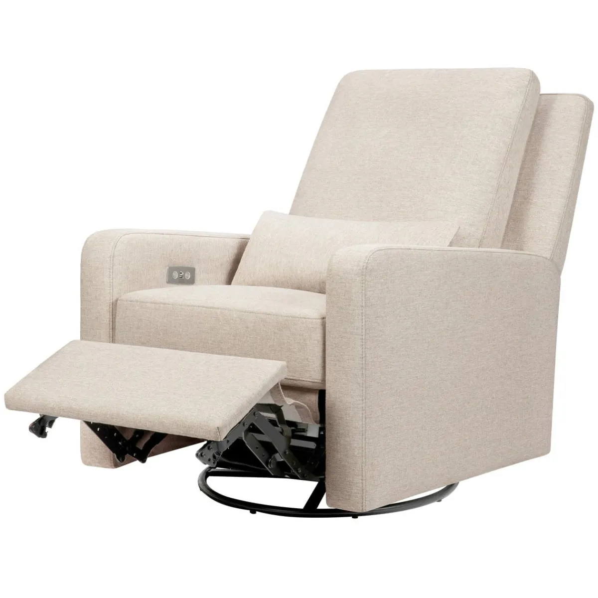 Motorized Gliders|Gliders-Babyletto Sigi Power Glider Recliner with Metal Base (Eco-Performance)