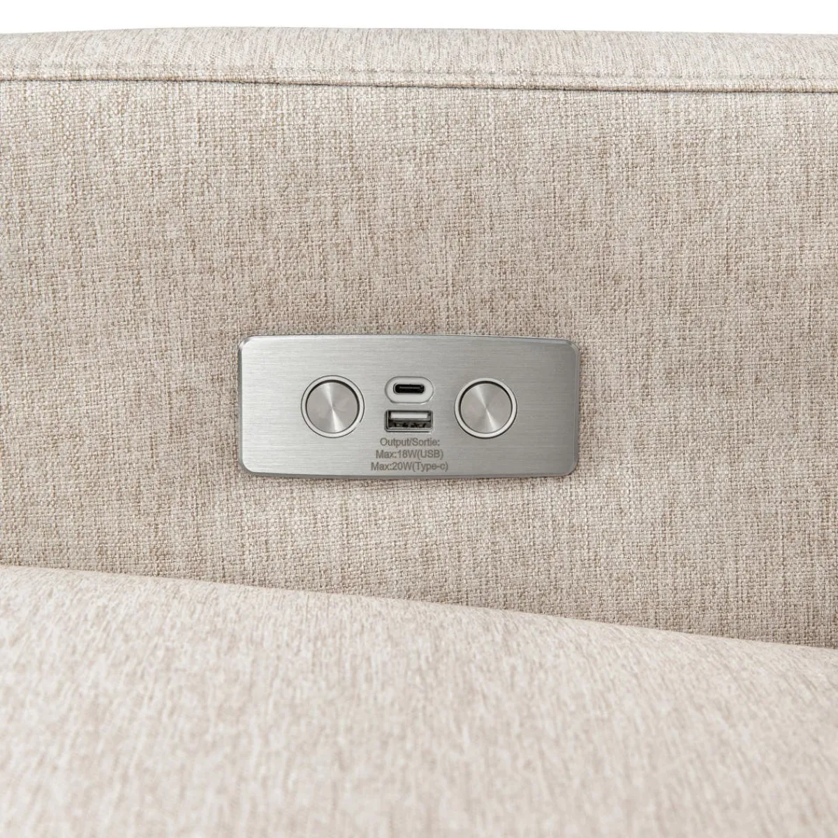 Motorized Gliders|Gliders-Babyletto Sigi Power Glider Recliner with Metal Base (Eco-Performance)