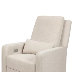 Motorized Gliders|Gliders-Babyletto Sigi Power Glider Recliner with Metal Base (Eco-Performance)