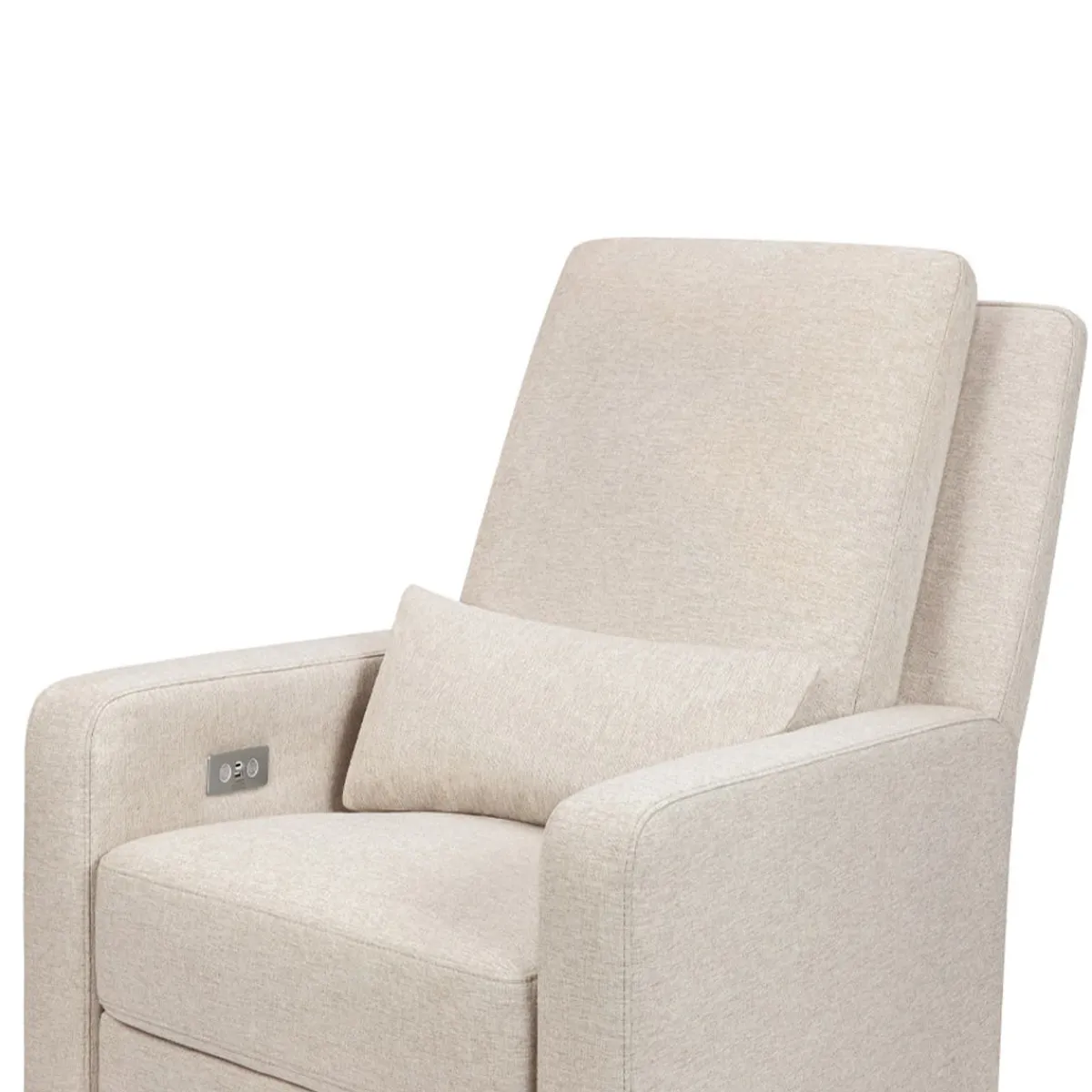 Motorized Gliders|Gliders-Babyletto Sigi Power Glider Recliner with Metal Base (Eco-Performance)