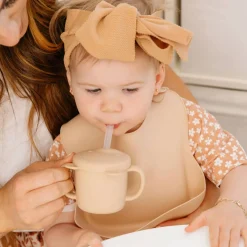 Bibs + Burps-Glitter & Spice Silicone Bib