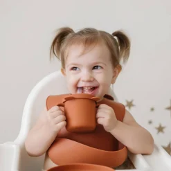 Bibs + Burps-Glitter & Spice Silicone Bib
