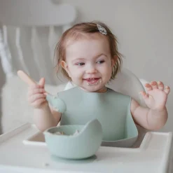 Bibs + Burps-Glitter & Spice Silicone Bib