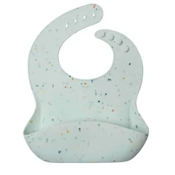 Bibs + Burps-LouLou Lollipop Silicone Bib (Confetti)