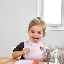 Bibs + Burps-Lassig Silicone Bib with Print