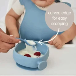 Kids Plates + Bowls|Grip + Suction Dishes-B.Box Silicone Bowl + Lid