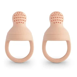 Baby Food Feeders|Baby Food Prep + Storage-Mushie Silicone Fresh Food Feeder (2 Pack)
