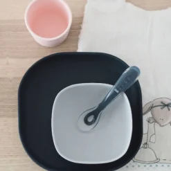 Grip + Suction Dishes|Feeding Sets-Beaba Silicone Meal Set