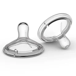 Nipples + Bottle Accessories-Nanobebe Silicone Nipples (2 Pack)