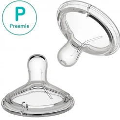 Nipples + Bottle Accessories-Nanobebe Silicone Nipples (2 Pack)