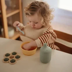 Kids Drinkware|Sippy Cups + Straw Cups-Mushie Silicone Sippy Cup