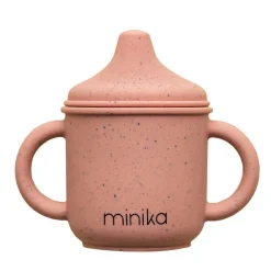 Kids Drinkware|Sippy Cups + Straw Cups-Minika Silicone Sippy Cup