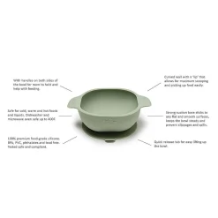 Kids Plates + Bowls|Grip + Suction Dishes-LouLou Lollipop Silicone Snack Bowl