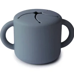 Baby Food Feeders-Mushie Silicone Snack Cup