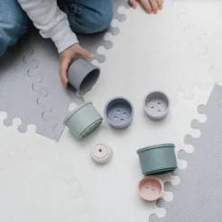Stack + Nest Toys-Nouka Silicone Stacking Cups