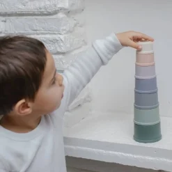 Stack + Nest Toys-Nouka Silicone Stacking Cups