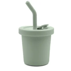 Sippy Cups + Straw Cups-Nouka Silicone Straw Cup