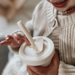 Sippy Cups + Straw Cups-Nouka Silicone Straw Cup