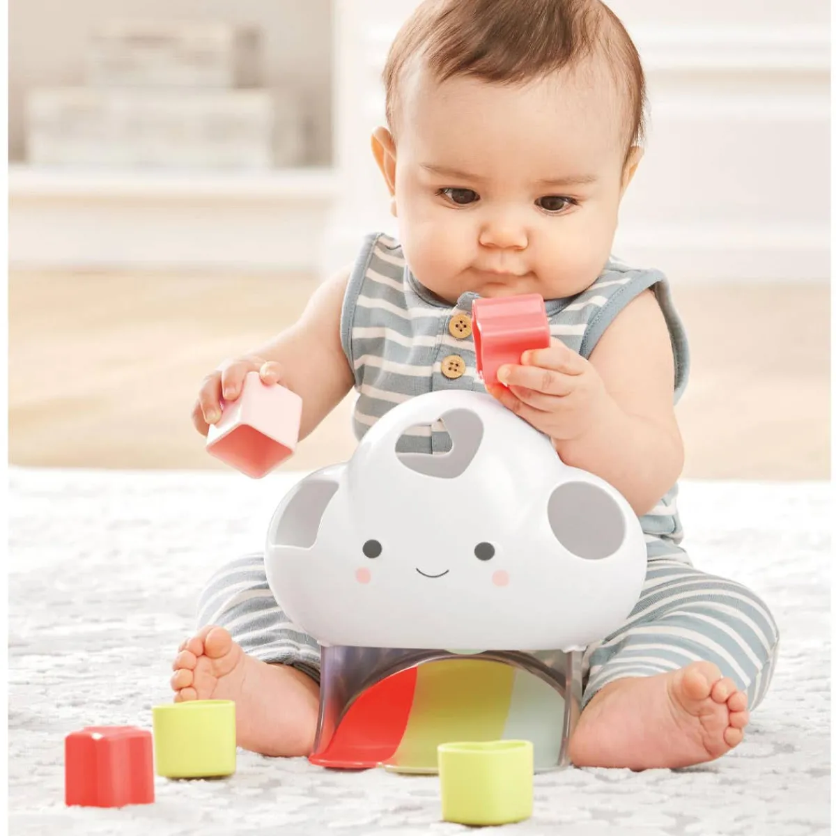 Blocks + Shape Sorters|Bath Toys-Skip Hop Silver Lining Cloud Shape Sorter