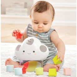 Blocks + Shape Sorters|Bath Toys-Skip Hop Silver Lining Cloud Shape Sorter