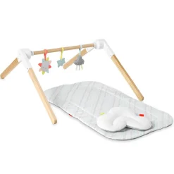 Activity Gyms-Skip Hop Silver Lining Cloud Wooden Activity Gym