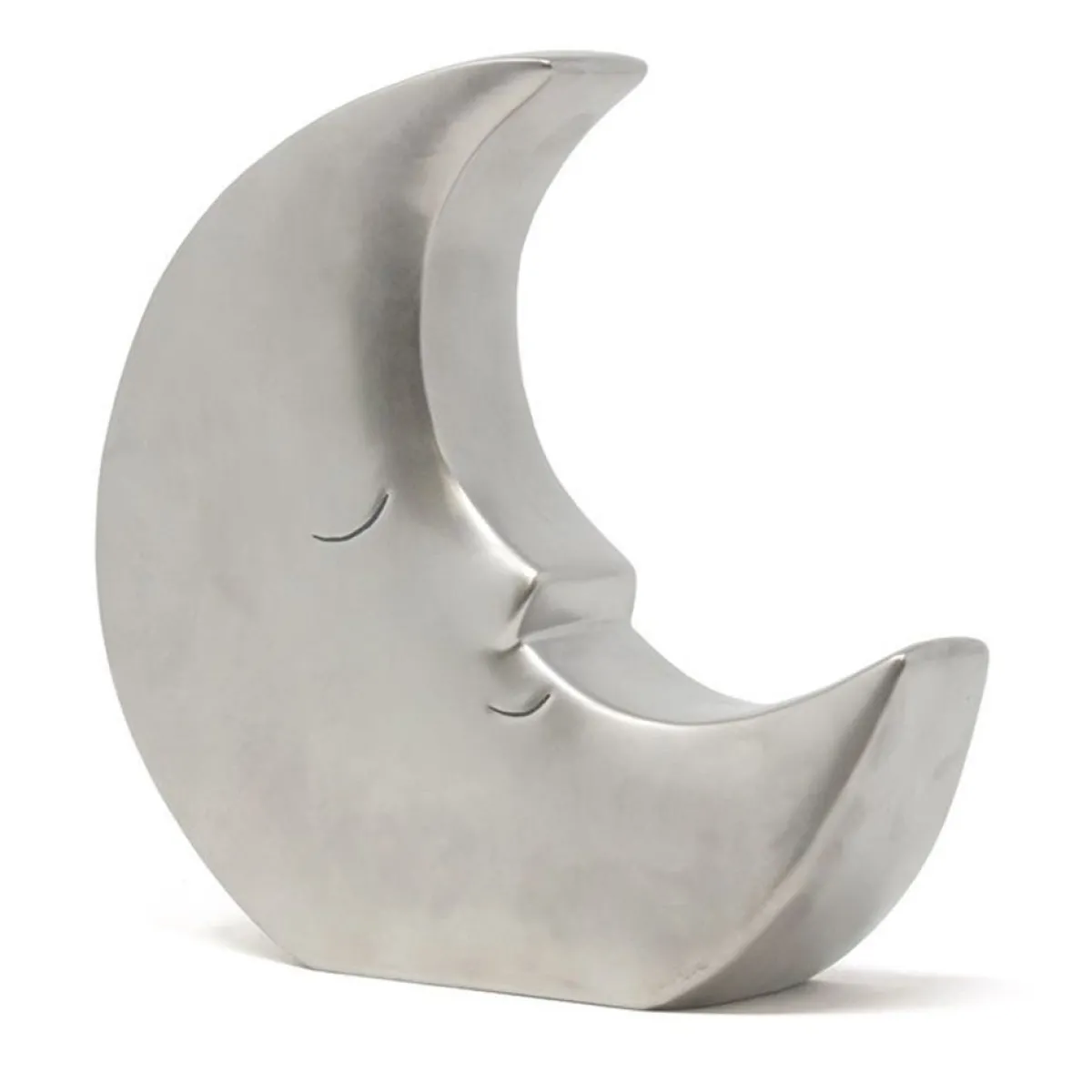 Decorative Objects-Child To Cherish Silver Moon Bank