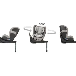 Car Seat Bases|Convertible Car Seats-Cybex Sirona S 360 Rotating Convertible Car Seat