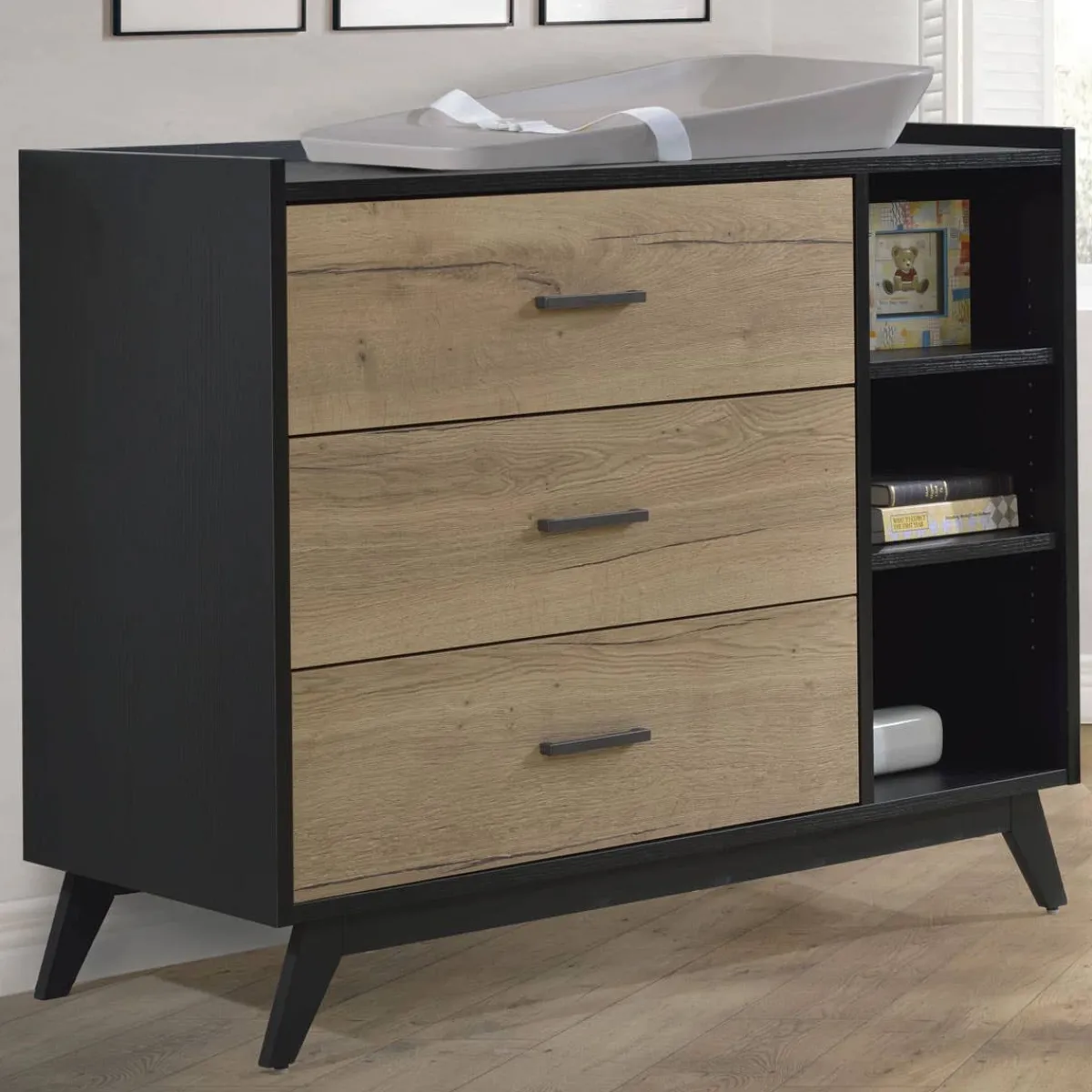 Dressers|Changer Dressers-Tulip Sissi Convertible Crib & Combo Drawer